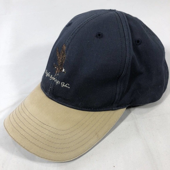 EAGLE SPRINGS GC HAT CAP ADJUSTABLE ONE SIZE FITS MOST STRAP BACK OSF DISCOLORED - Picture 3 of 16